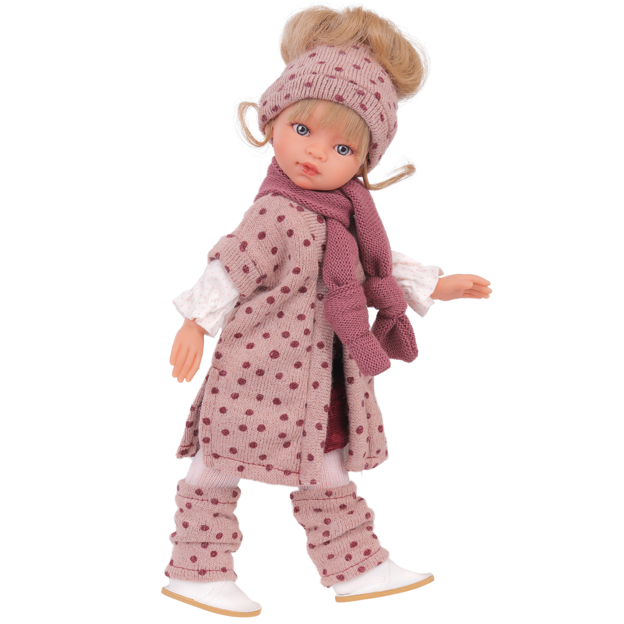 Кукла Зои в розовом 33 см виниловая  
