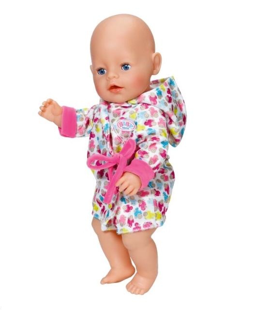 Одежда для куклы Baby Born - Халат с капюшоном  