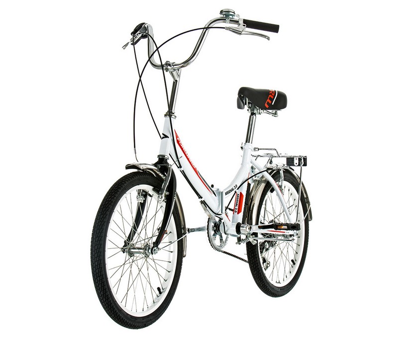 Велосипед складной Topgear Angry birds - Forward Arsenal 20 2.0, желтый, 20 дюйм, 6 скоростей  