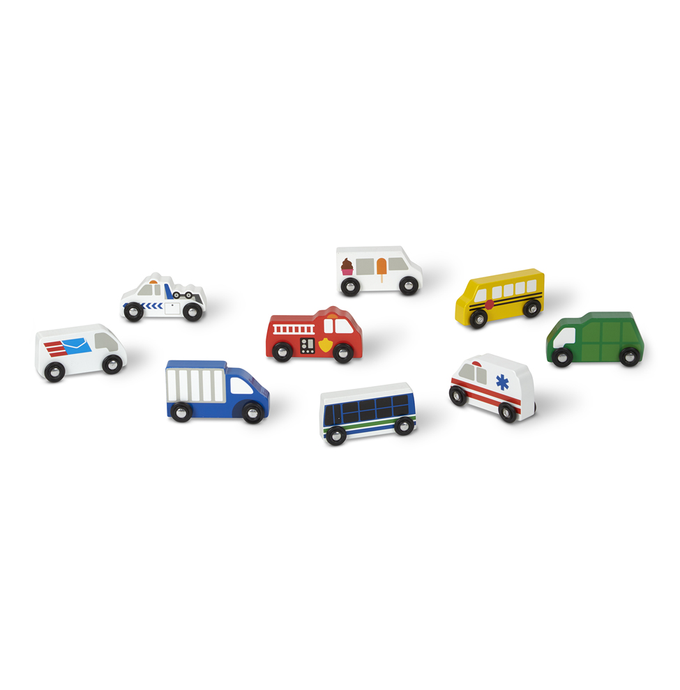 Набор из серии - Деревянные игрушки - Городской транспорт  