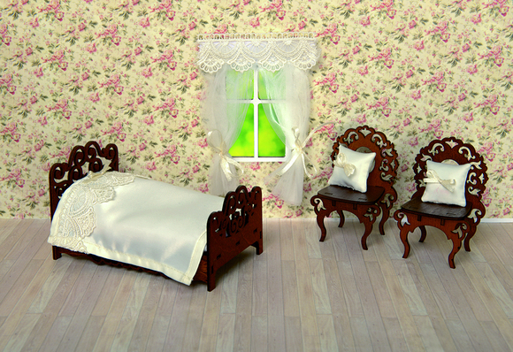 Набор текстиля для дома - Одним прекрасным утром™ - Ванильный коктейль, шторы, покрывало для кровати, подушки  