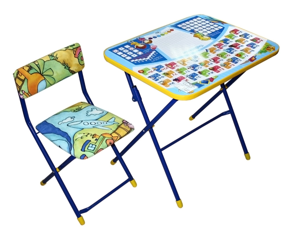 Набор детской мебели – Первоклашка, цвет синий