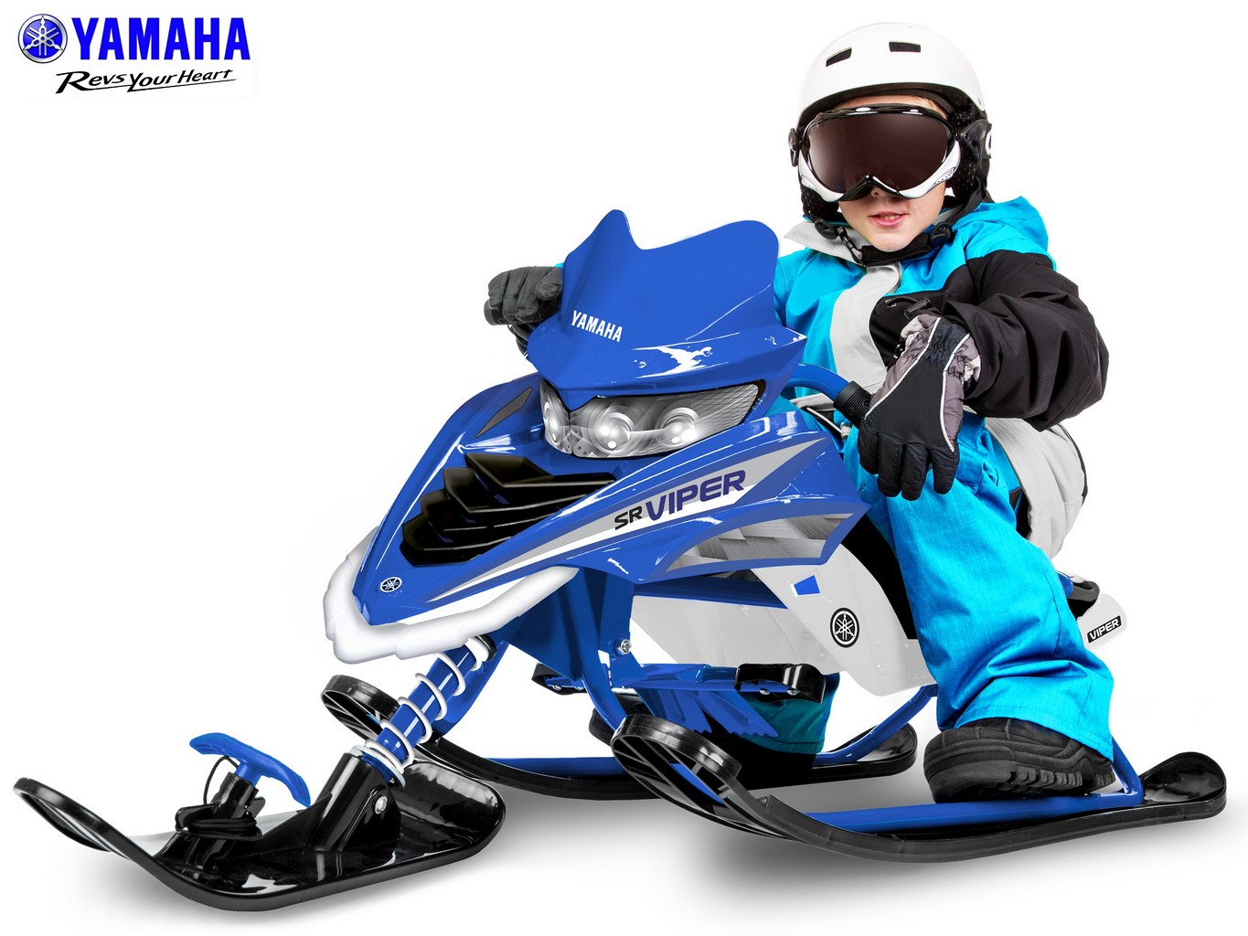 Снегокат - Yamaha Viper Snow Bike, синий  