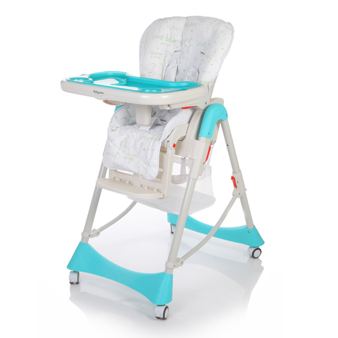 Детский стульчик для кормления Baby Care – Love Bear, синий Детский стульчик для кормления Baby Care – Love Bear, синийСтульчики для кормления<br>Детский стульчик для кормления Baby Care – Love Bear, синий<br>