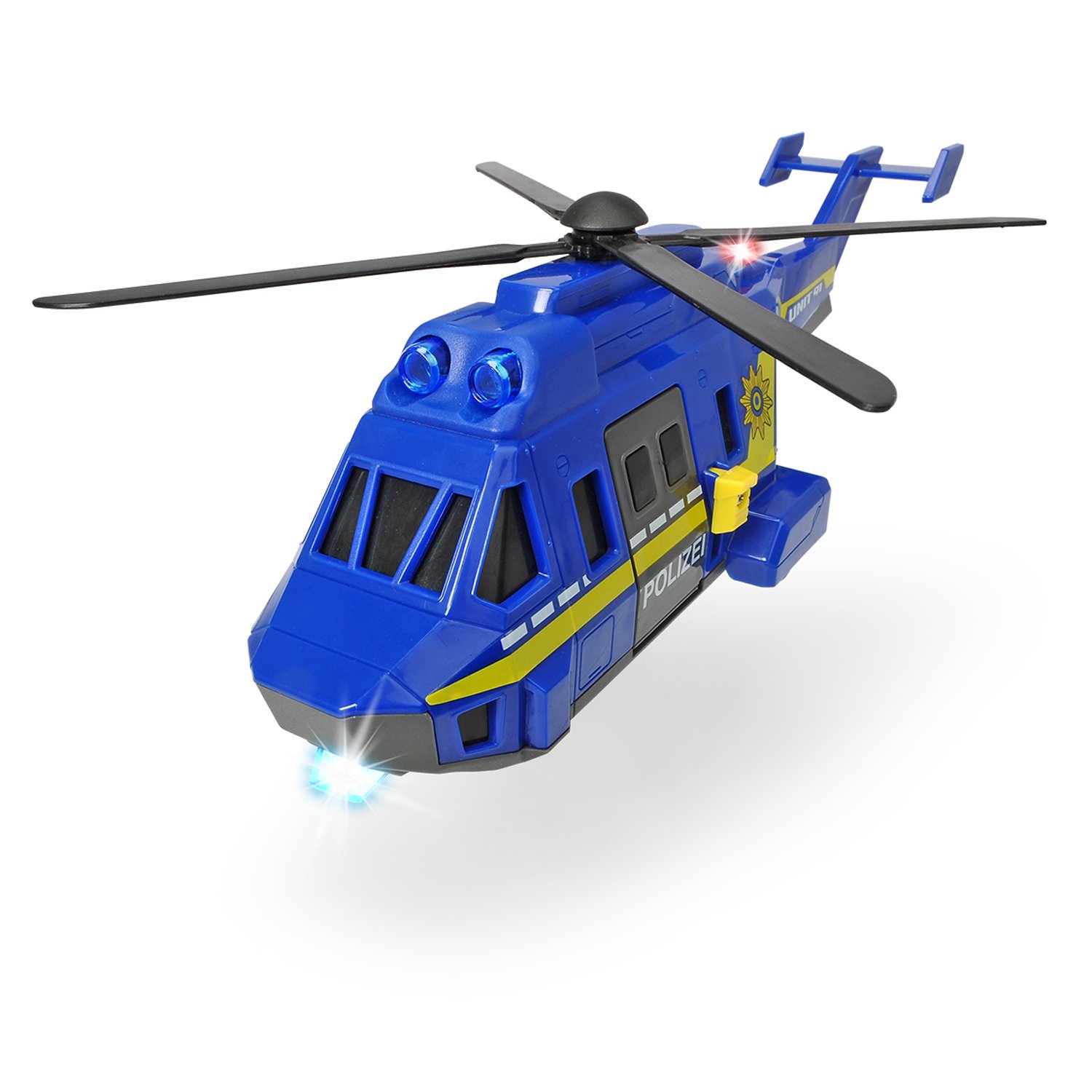 Полицейский вертолет, свет, звуковые эффекты, 26 см  