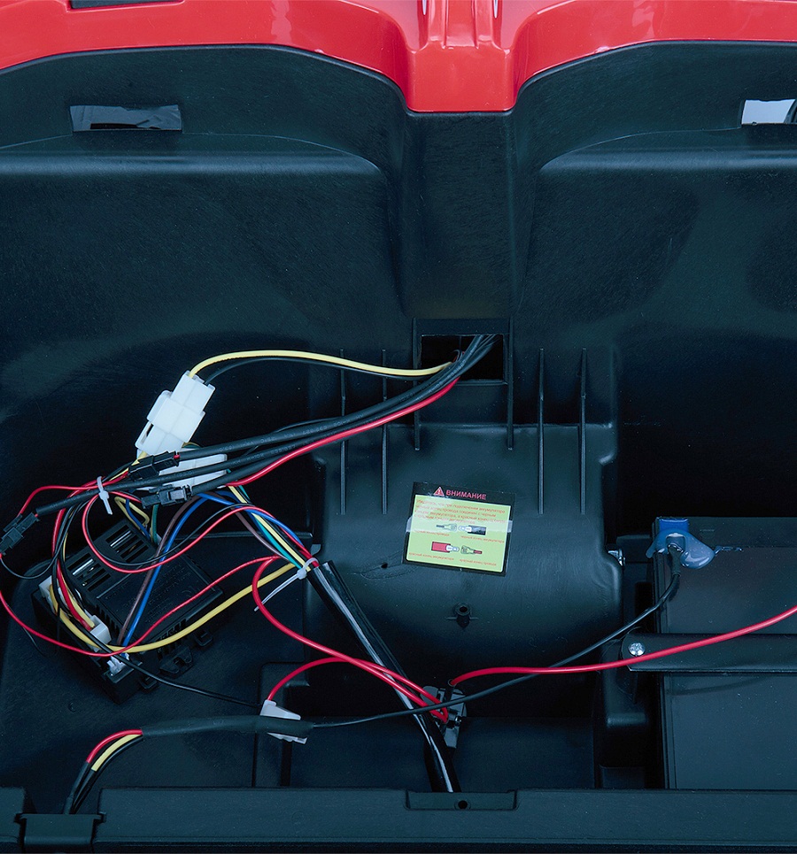 Двухместный электробагги ToyLand JC888 красного цвета, полный привод 
