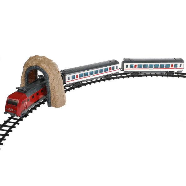 Железная дорога Скоростной пассажирский поезд со звуком длина пути 392 см  
