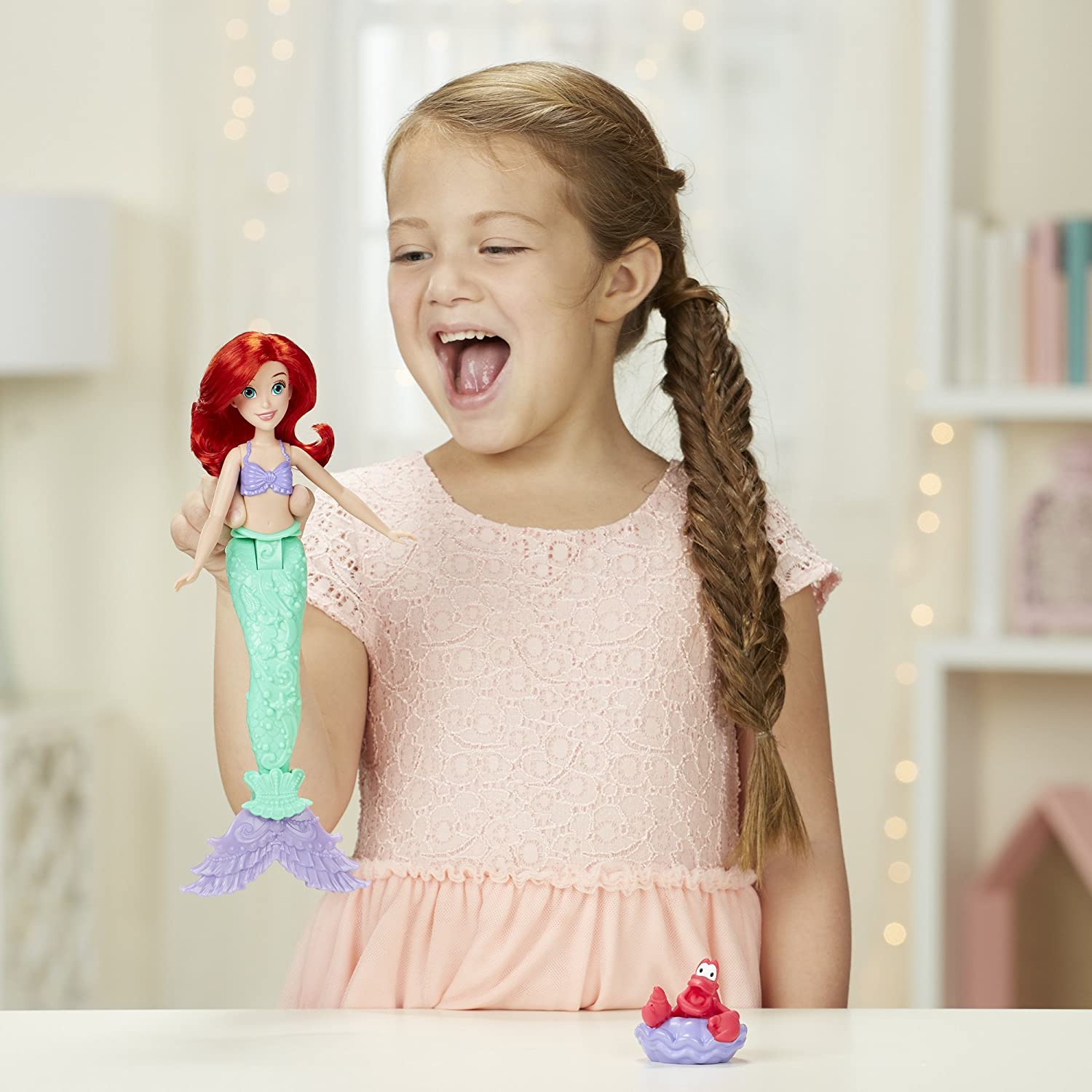 Кукла Disney Princess - Водная тематика Ариэль с Себастьяном, 29 см  