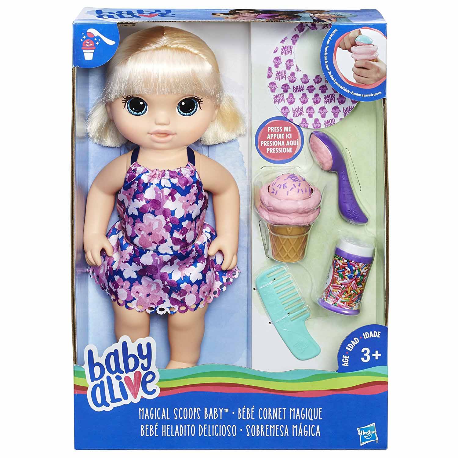 Кукла Baby Alive - Малышка с мороженным, 31,5 см  