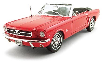 Машинка Ford Mustang 1964, масштаб 1:18  