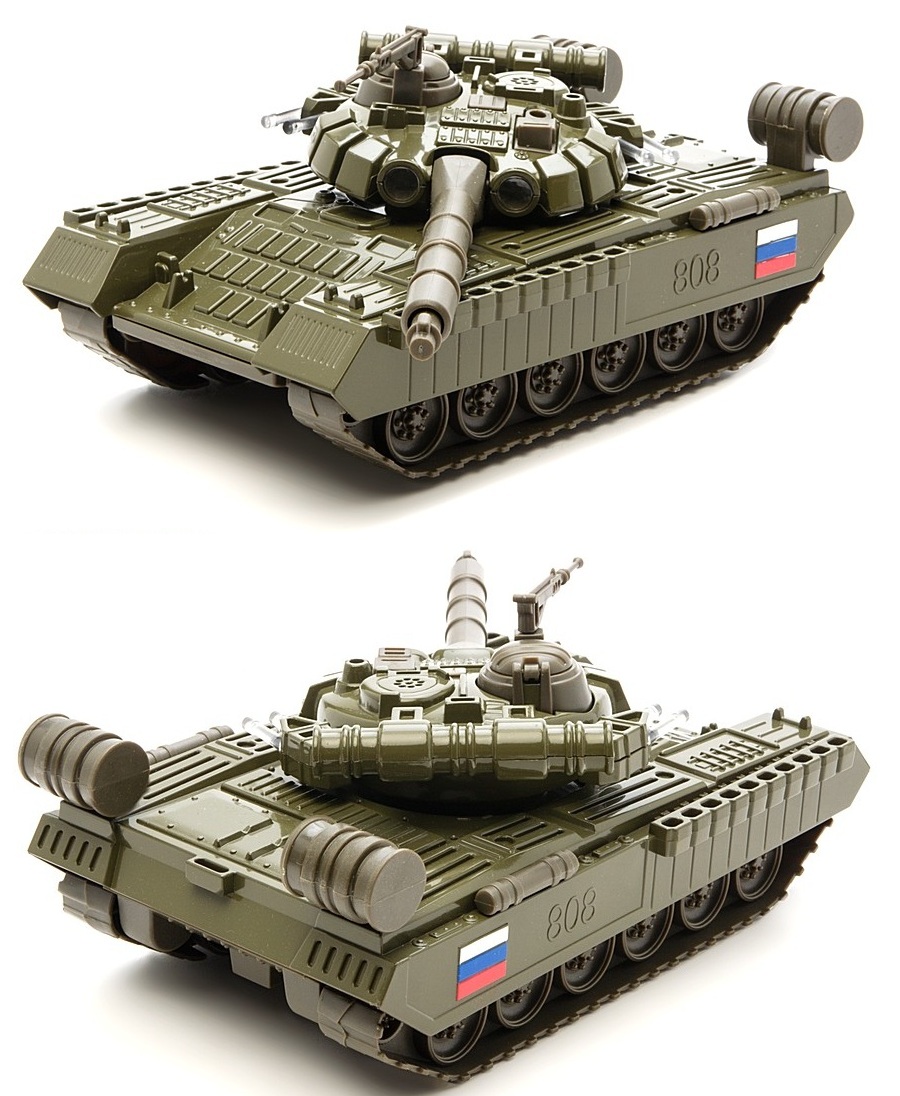 Модель танка Т-90, свет, звук Модель танка Т-90, свет, звукВоенная техника<br>Модель танка Т-90, свет, звук<br>