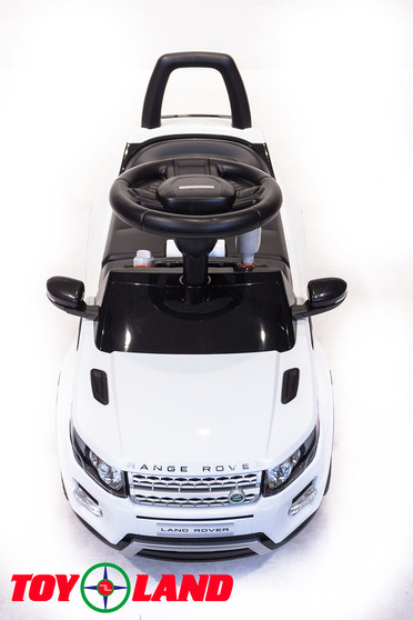 Машинка-каталка – Range Rover Evoque, белый, звук  