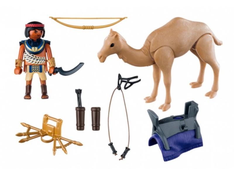 Игровой набор из серии Римляне и Египтяне: Египетский воин с верблюдом  