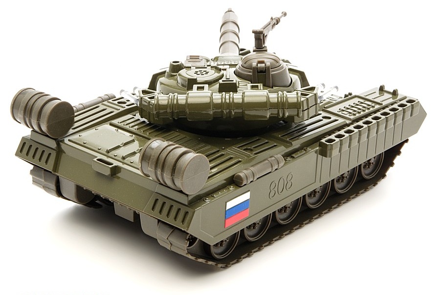 Модель танка Т-90, свет, звук