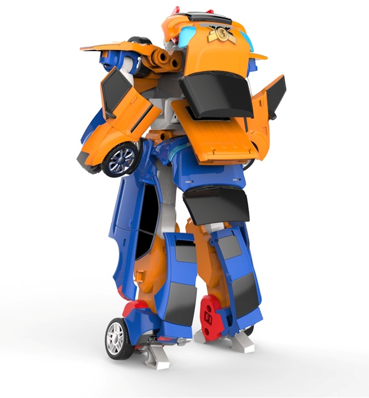 Робот трансформер - Мини Тобот Титан, собирается из 2-х машин  