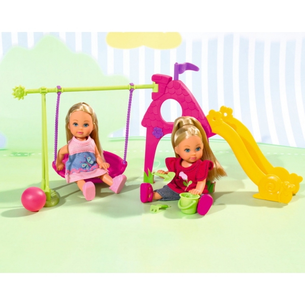 Игровая площадка с двумя куклами Еви  