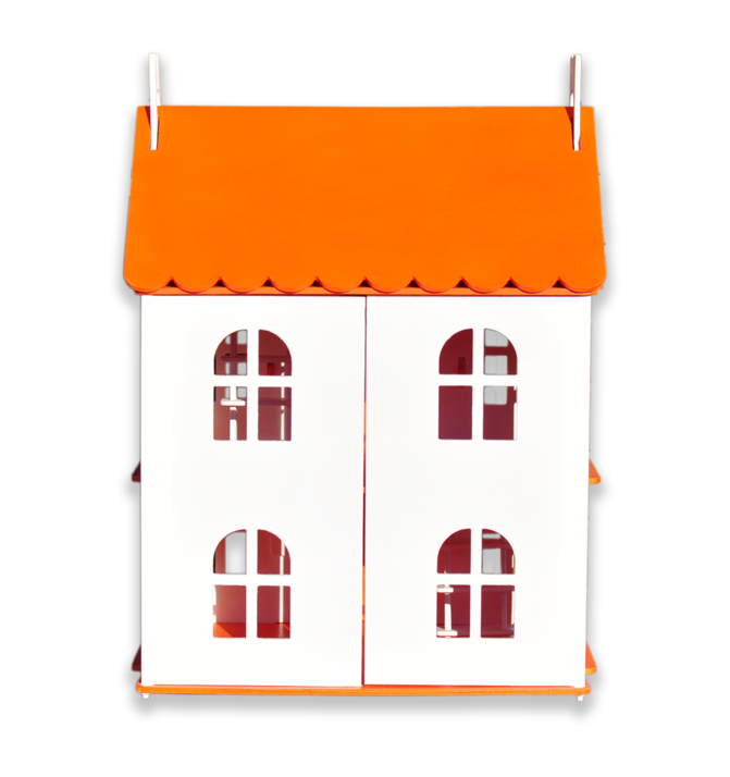 Оранжевый кукольный домик Арина  