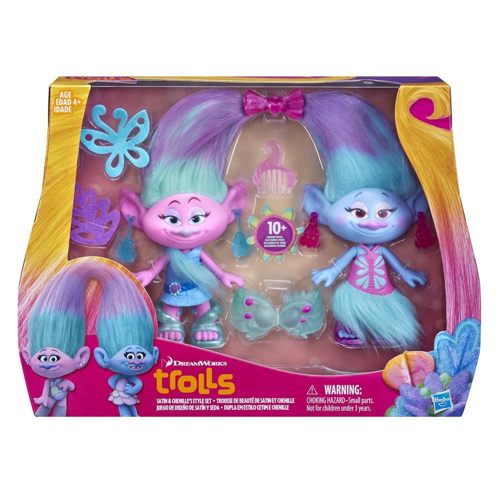 Коллекционные фигурки Trolls - Модные близнецы  