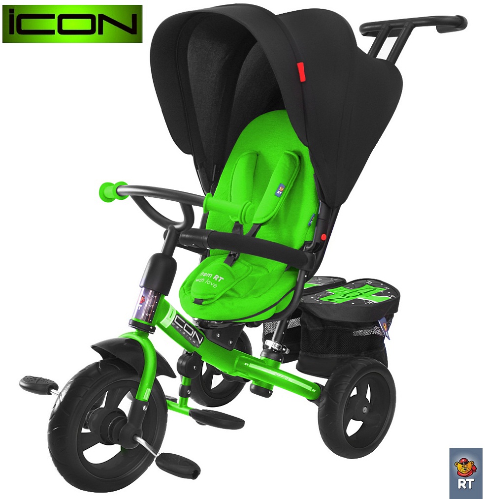 3-х колёсный велосипед RT Icon evoque New Stroller by Natali Prigaro EVA Emerald, изумрудный  