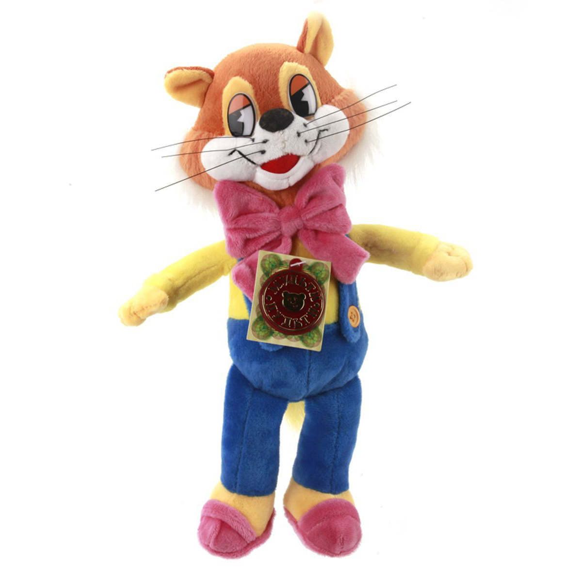 Мягкая игрушка Кот Леопольд, озвученный, 20 см Мягкая игрушка Кот Леопольд, озвученный, 20 смГоворящие игрушки<br>Мягкая игрушка Кот Леопольд, озвученный, 20 см<br>