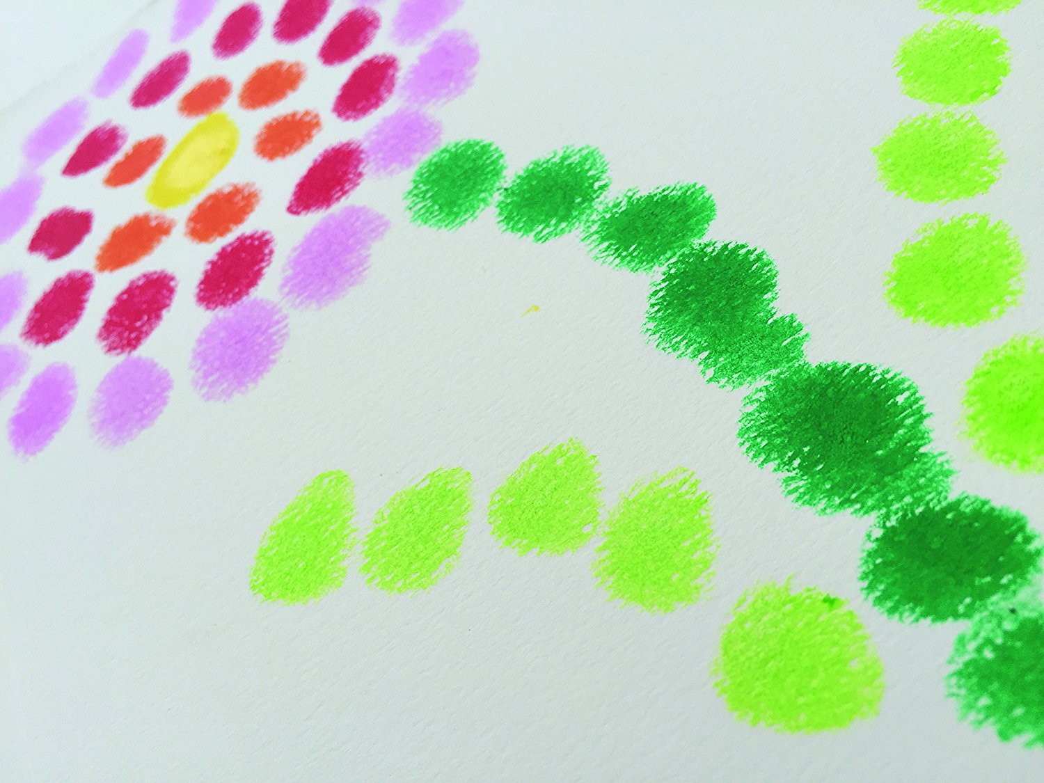 Краски в стиках Little Brian, в наборе 6 неоновых цветов  