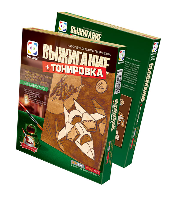 Набор для выжигания «Битва в космосе» Набор для выжигания «Битва в космосе»Выжигание по дереву<br>Набор для выжигания «Битва в космосе»<br>