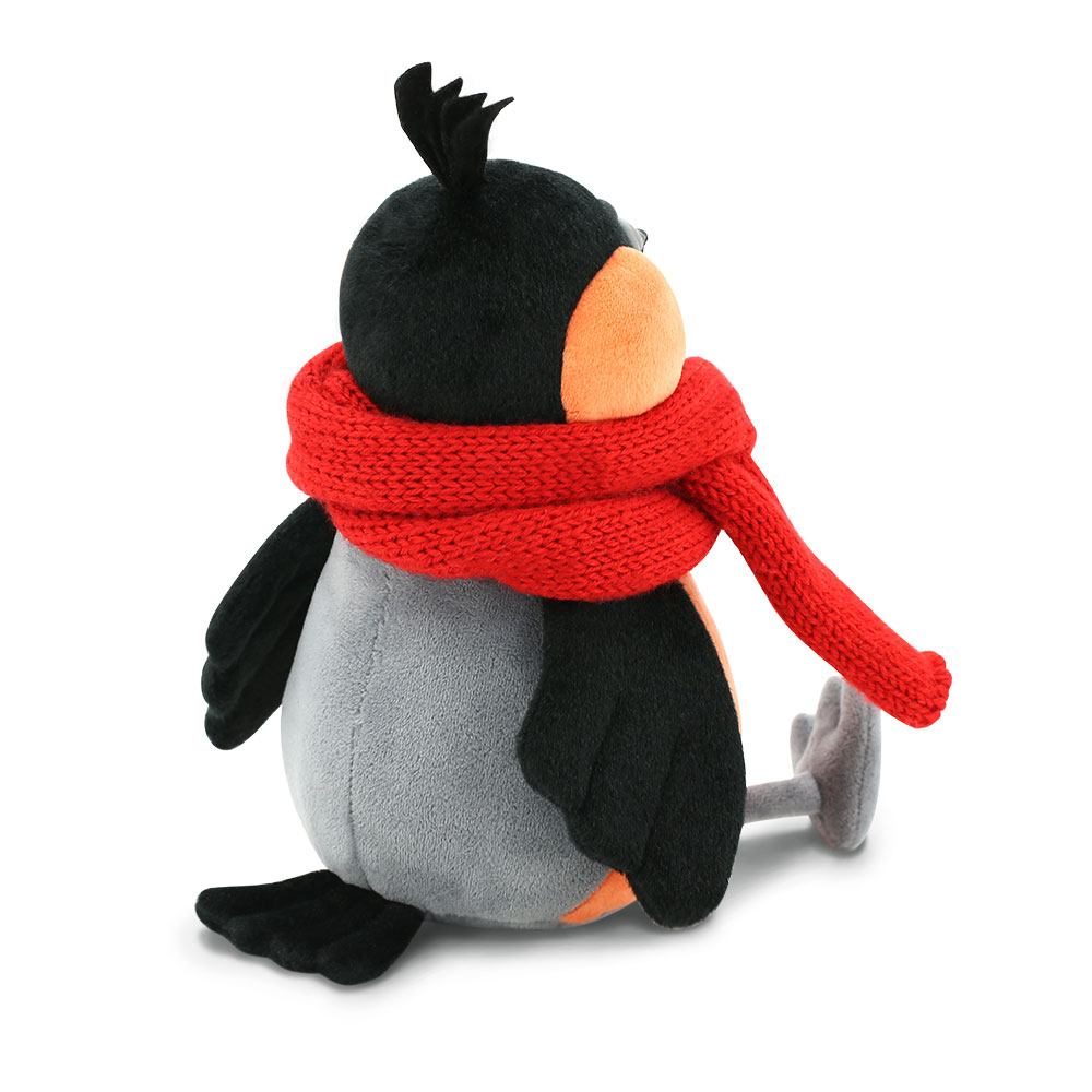 Мягкая игрушка – Снегирь: Красный шарф, серия Life, 20 см  