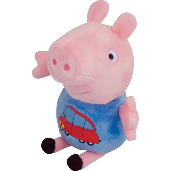 Мягкая игрушка Джордж с машинкой 18см тм Peppa Pig Мягкая игрушка Джордж с машинкой 18см тм Peppa PigСвинка Пеппа (Peppa Pig )<br>Мягкая игрушка Джордж с машинкой 18см тм Peppa Pig<br>