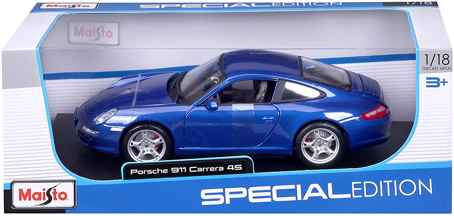 Модель машины - Porsche 911 Carrera S, 1:18  