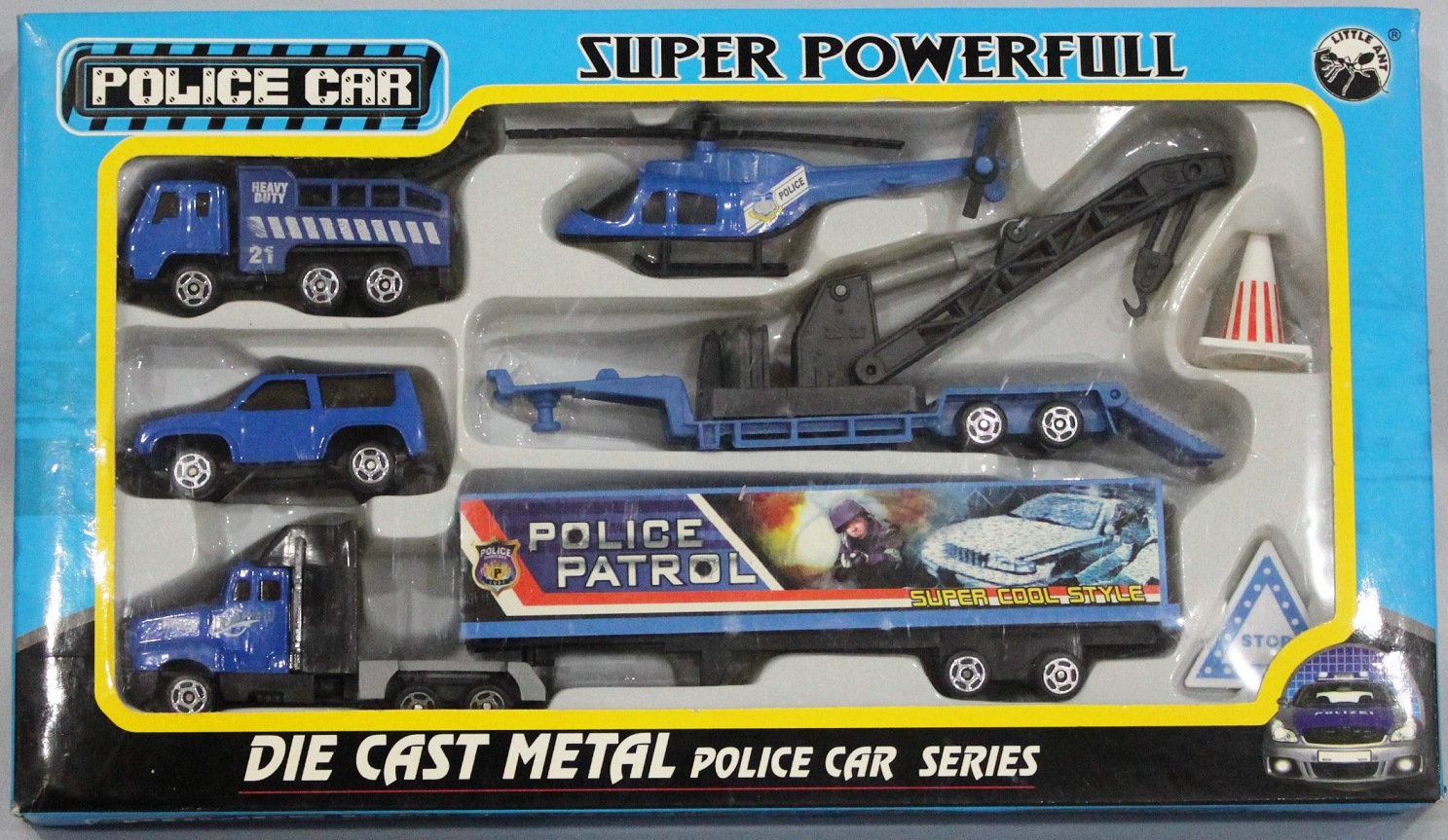 Машинки металлические - Полиция, 5 предметов  