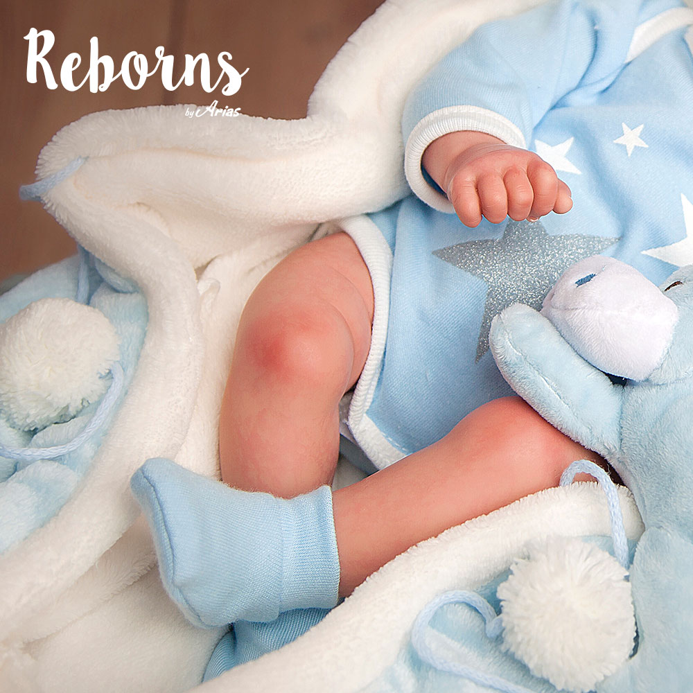 Кукла-младенец ReBorns – Carlos в голубой одежде, 40 см  