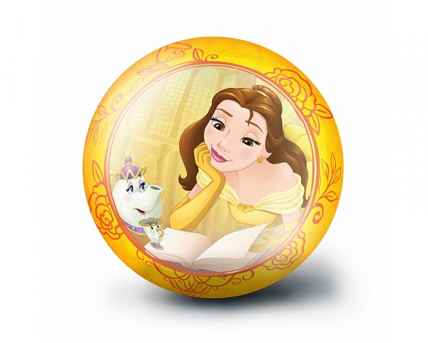 Мяч 23 см – Принцессы, желтый  