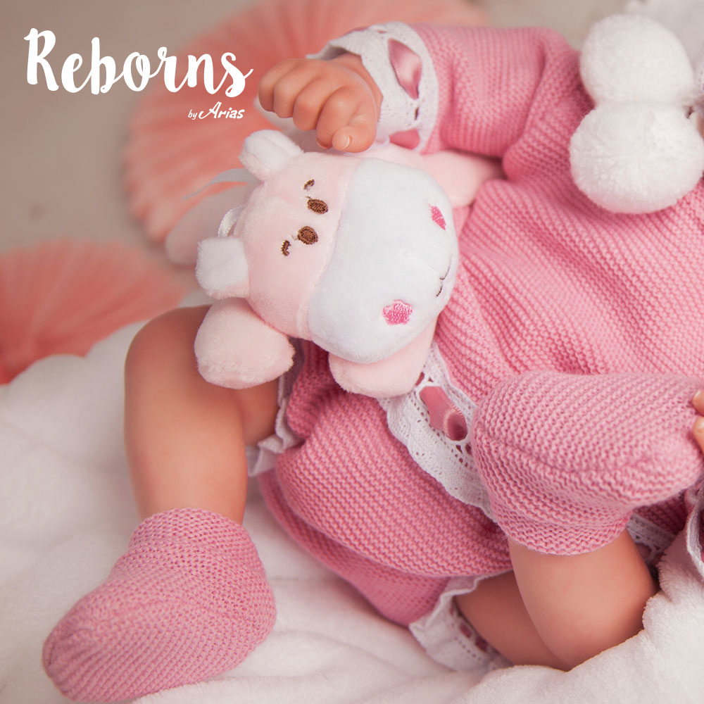 Кукла-младенец ReBorns – Elina в розовой одежде, 40 см  