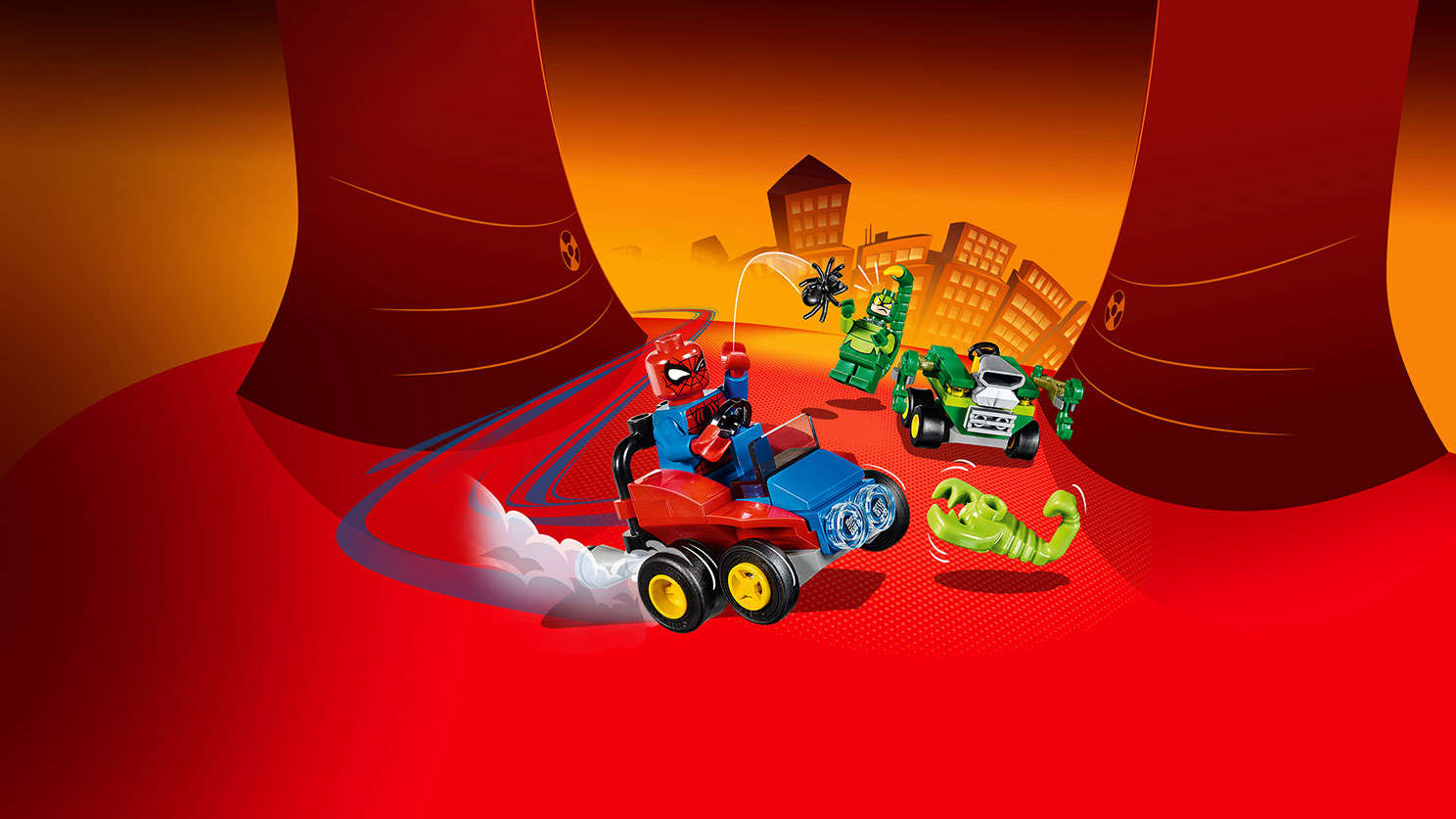 Lego Super Heroes. Mighty Micros: Человек-паук против Скорпиона  