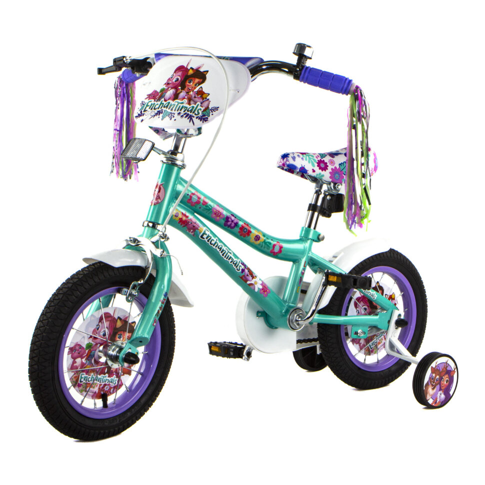 Детский велосипед Enchantimals, колеса 12", стальная рама  