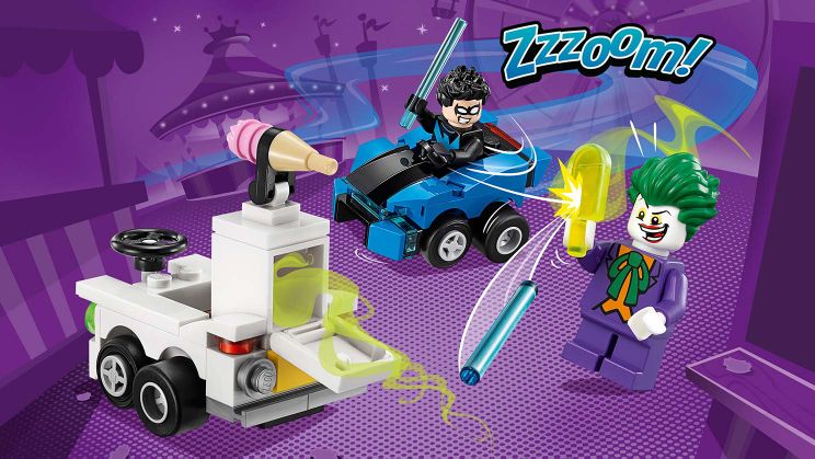 Конструктор Lego Super Heroes - Mighty Micros: Найтвинг против Джокера  