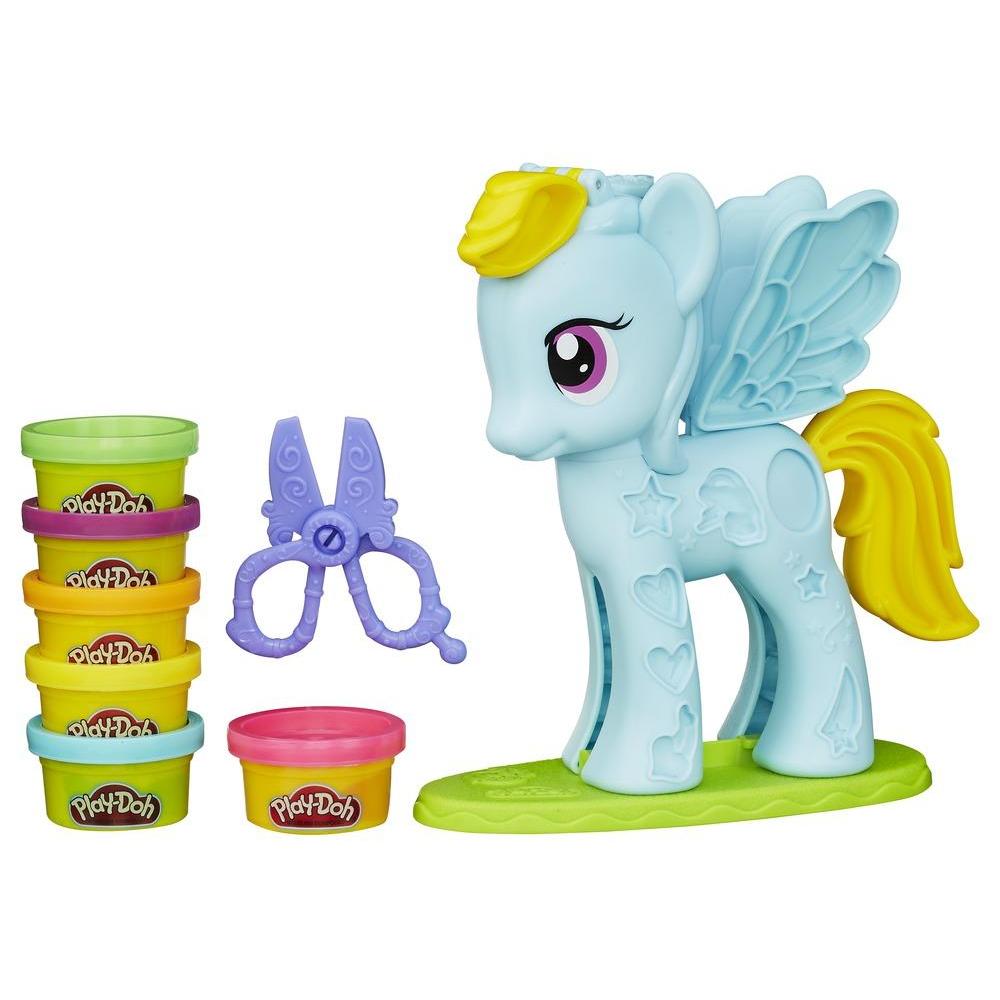 Игровой набор Стильный салон Рейнбоу Дэш Play-Doh Игровой набор Стильный салон Рейнбоу Дэш Play-DohПластилин Play-Doh<br>Игровой набор Стильный салон Рейнбоу Дэш Play-Doh<br>