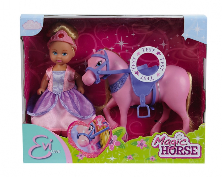 Кукла Еви с магической лошадкой  