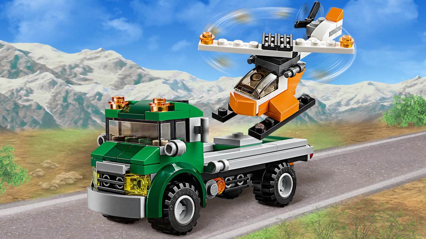 Lego Creator. Перевозчик вертолета