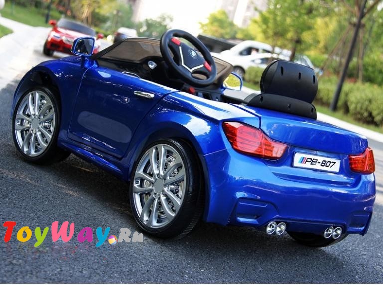 Электромобиль ToyLand BMW 3 синего цвета  
