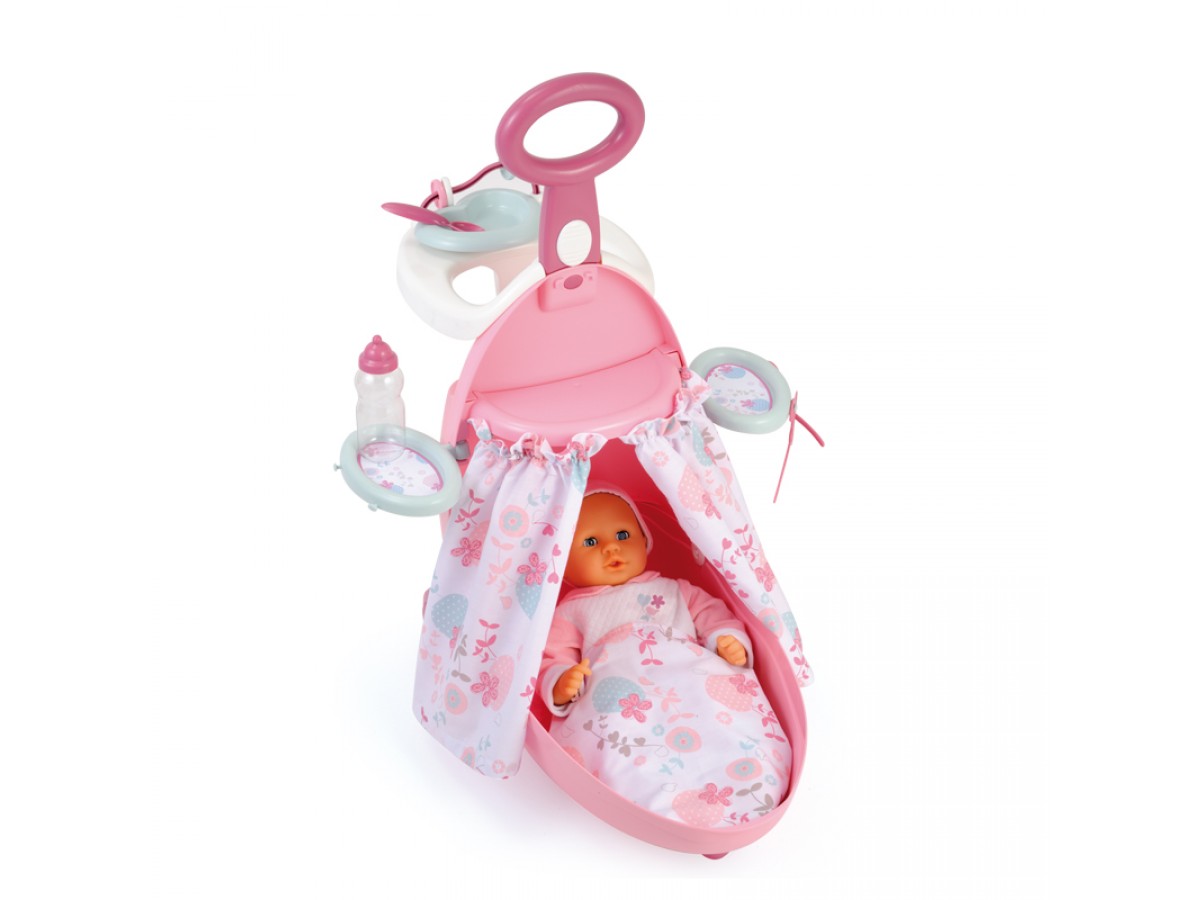 Baby Nurse - Набор для кормления и купания куклы в чемодане  