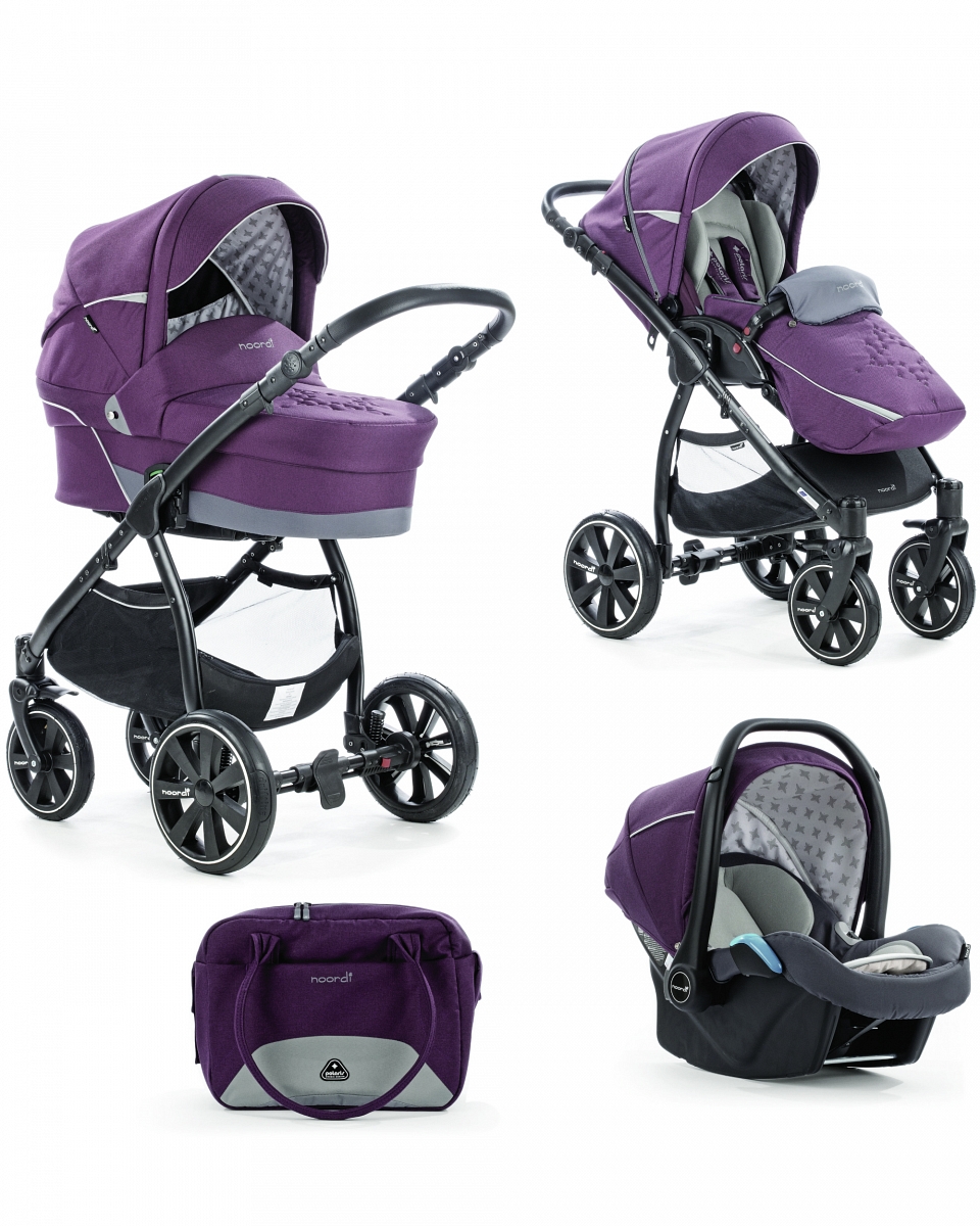 Коляска детская Noordi Polaris Comfort 3/1, Italian Plum Коляска детская Noordi Polaris Comfort 3/1, Italian PlumДетские коляски 2 в 1<br>Коляска детская Noordi Polaris Comfort 3/1, Italian Plum<br>