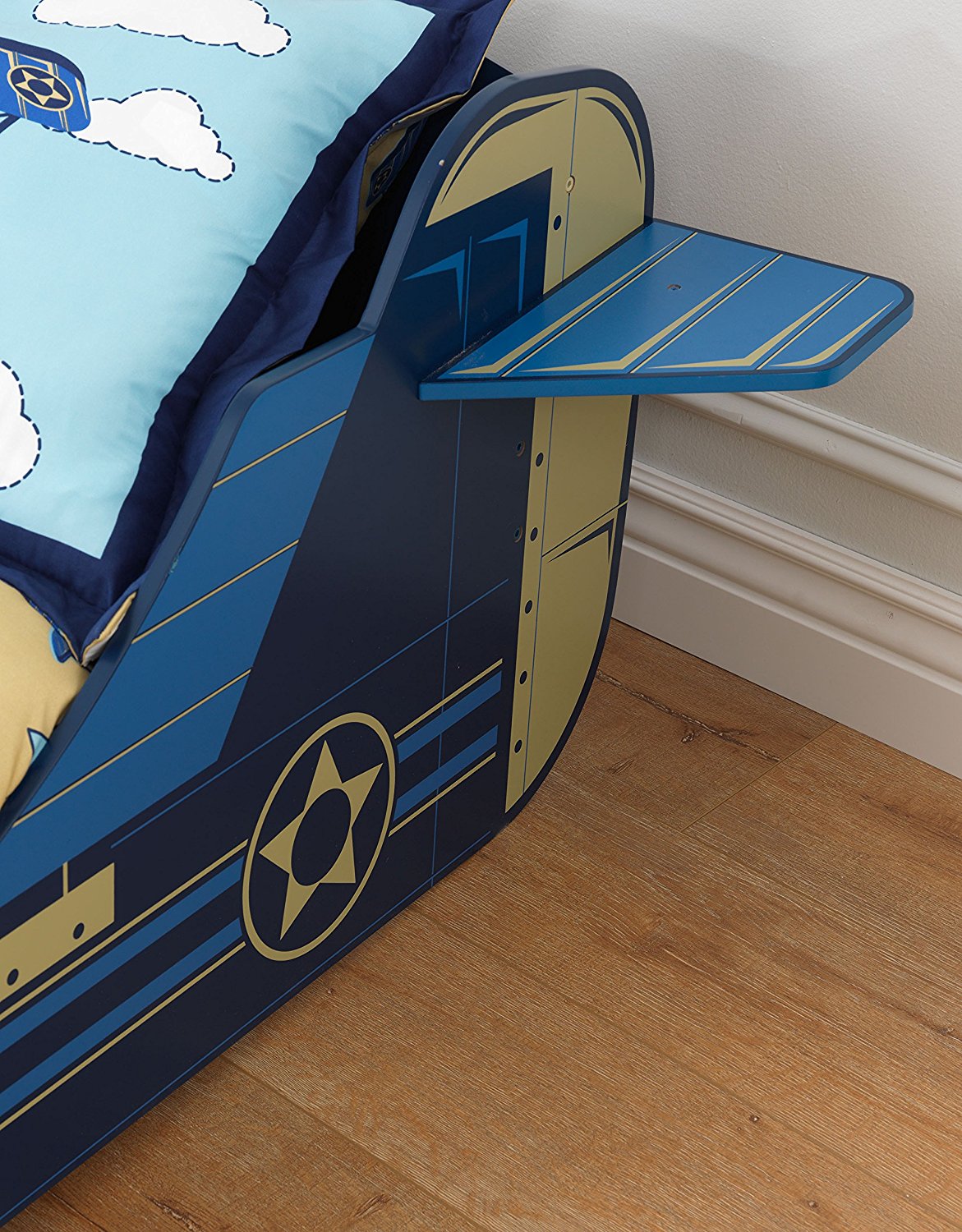 Детская кровать – Самолет, с ящиком для белья  