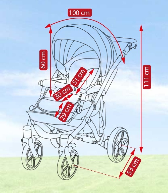 Детская коляска Camarelo Pireus 2 в 1, цвет - PR_1  