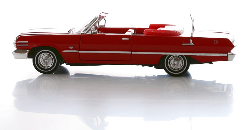 Модель машины Chevrolet Impala 1963, масштаб 1:24