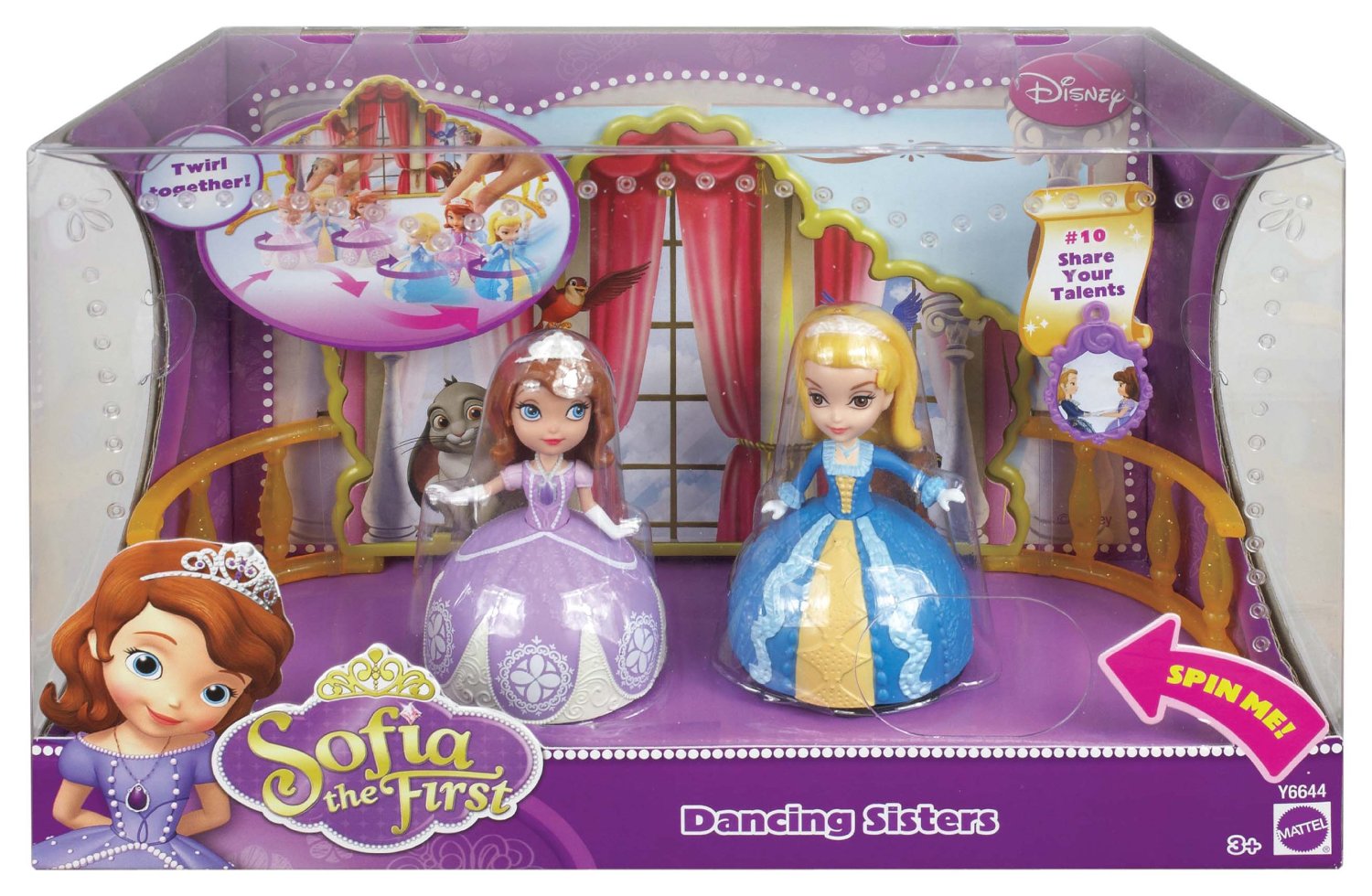 Игровой набор Sofia the First «Tанцующие сестры» Mattel, Y6644 