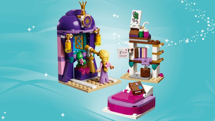 Конструктор Lego Disney Princess- Спальня Рапунцель в замке  