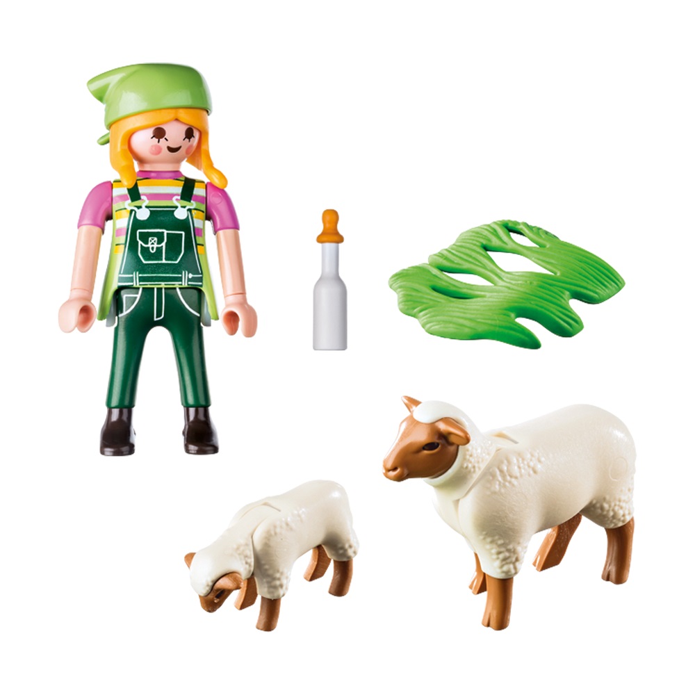 Конструктор Playmobil: Фермер с овцами  
