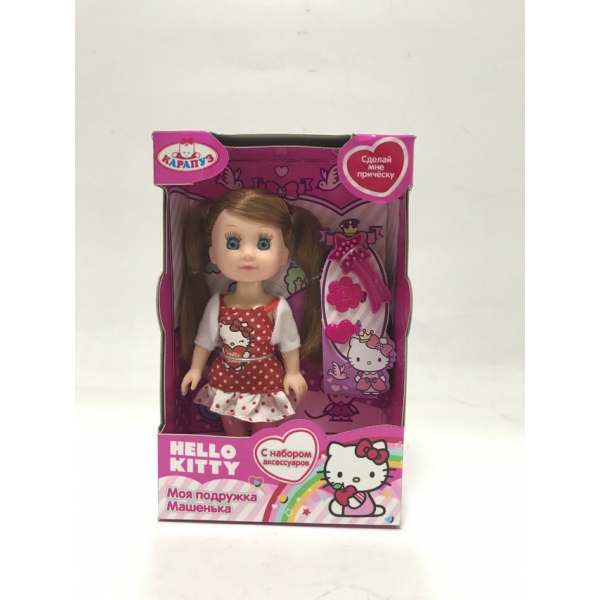 Кукла Машенька из серии Hello Kitty 15 см., с аксессуарами Кукла Машенька из серии Hello Kitty 15 см., с аксессуарамиКуклы Карапуз<br>Кукла Машенька из серии Hello Kitty 15 см., с аксессуарами<br>