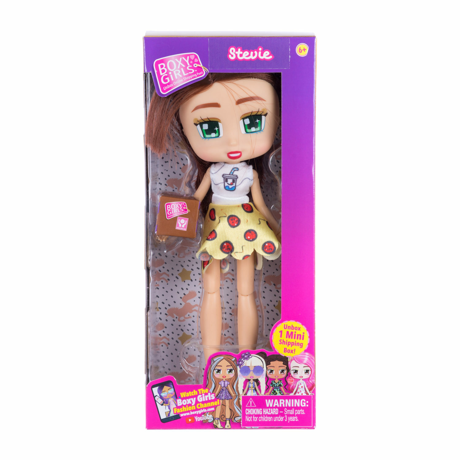 Кукла из серии Boxy Girls - Stevie 20 см с аксессуаром в 1 коробочке  